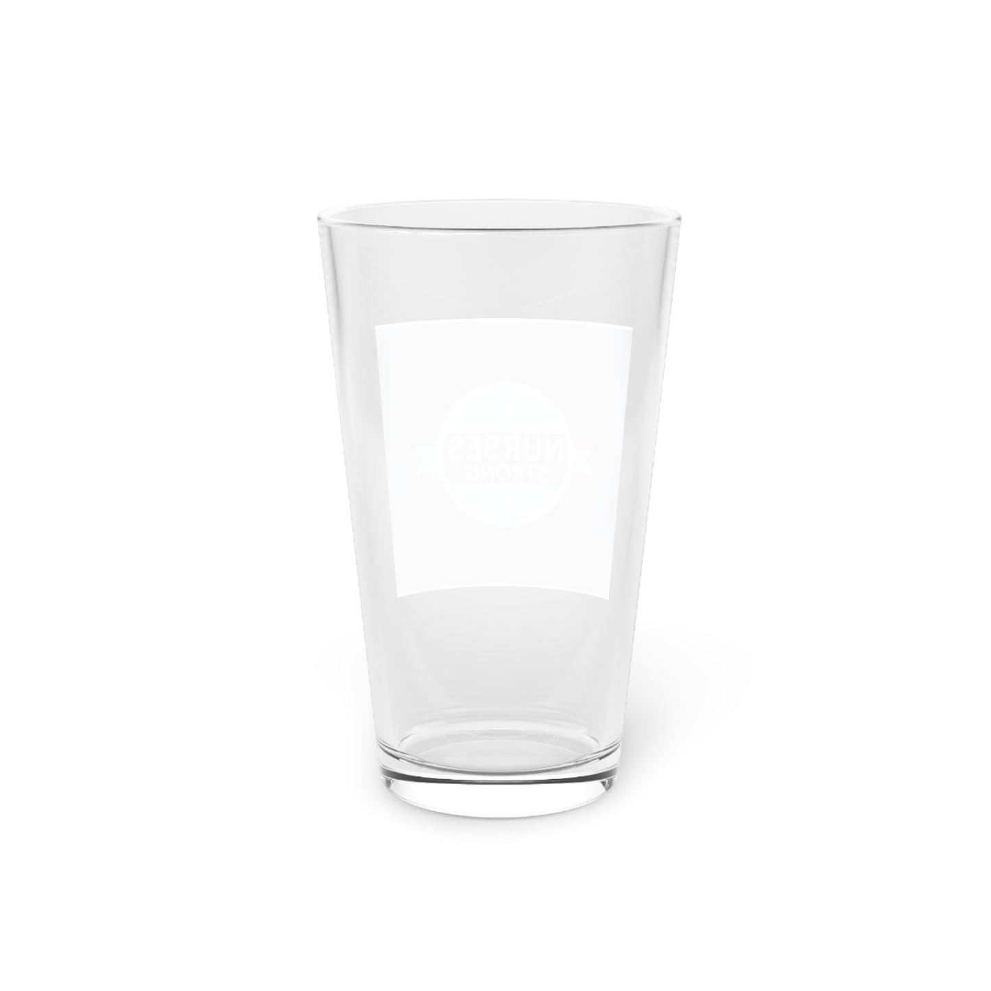 Nurses Strong Pint Glass, 16oz - Perfect Gift for Healthcare Workers, Nurse Appreciation, Hospital Staff, Nursing School Graduation