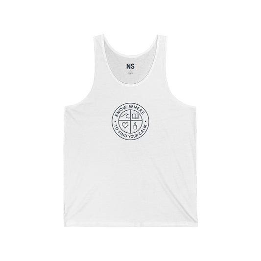 Find Your Calm Unisex Jersey Tank
