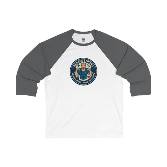 Nurses String Unisex 3/4 Sleeve Baseball Tee