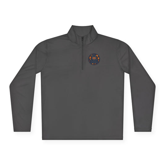 Pumpkin Pulse Quarter-Zip Pullover – Cozy Fall Style, Perfect for Halloween, Thanksgiving, Casual Outings