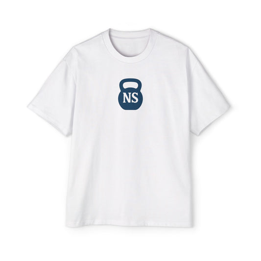Back the Blue Men's Heavy Oversized Tee, Casual Streetwear Tee
