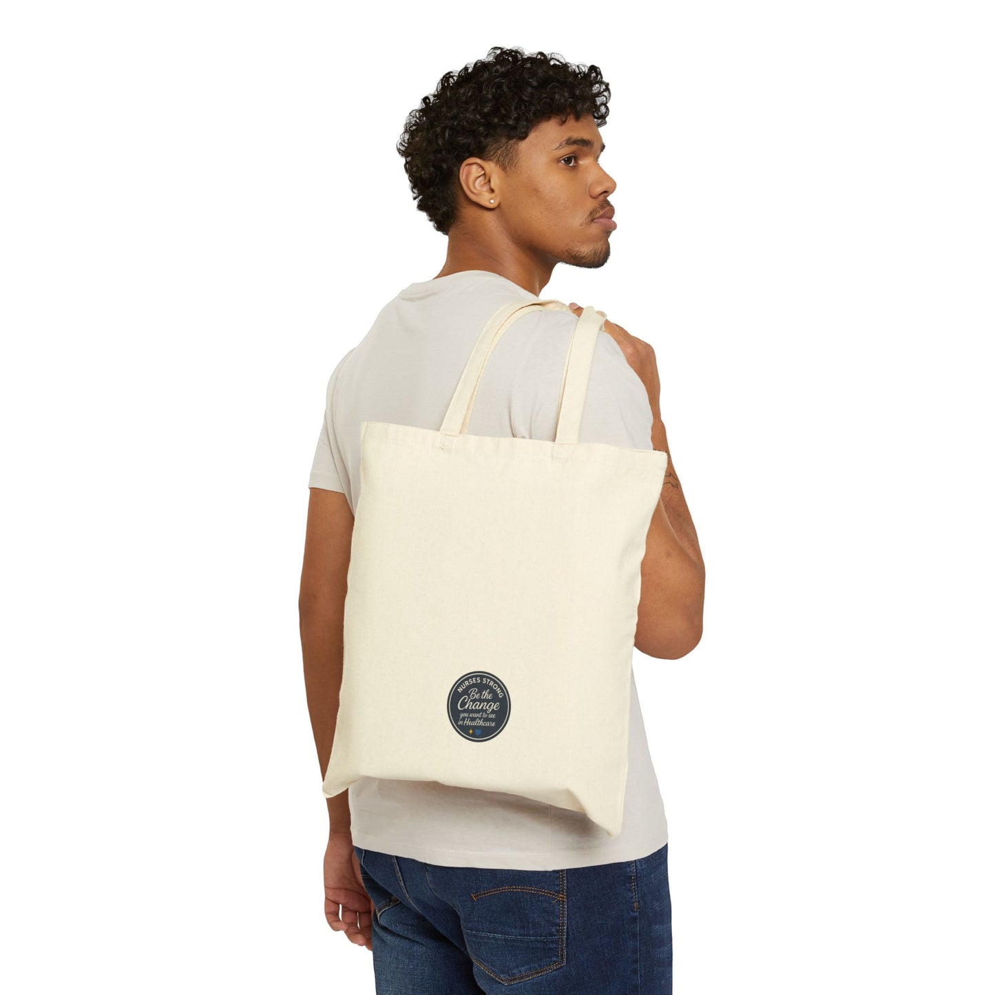 Nurse Empowerment Tote Bag - Be the Change, Healthcare Gift, Eco-Friendly Bag, Nurse Appreciation, Medical School