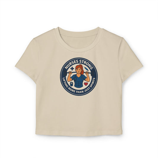 Nurses Strong Baby Tee, Cute Nursing Shirt, Nurse Gift Idea, Healthcare Appreciation Top, Inspirational T-Shirt, Gift for Nurses