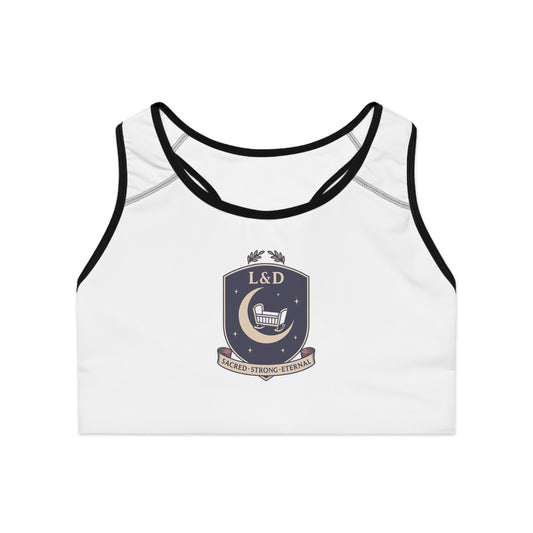 L&D Sports Bra - Empowerment Wear for Fitness Lovers, Workout Gear, Activewear, Gift for Her, Everyday Comfort
