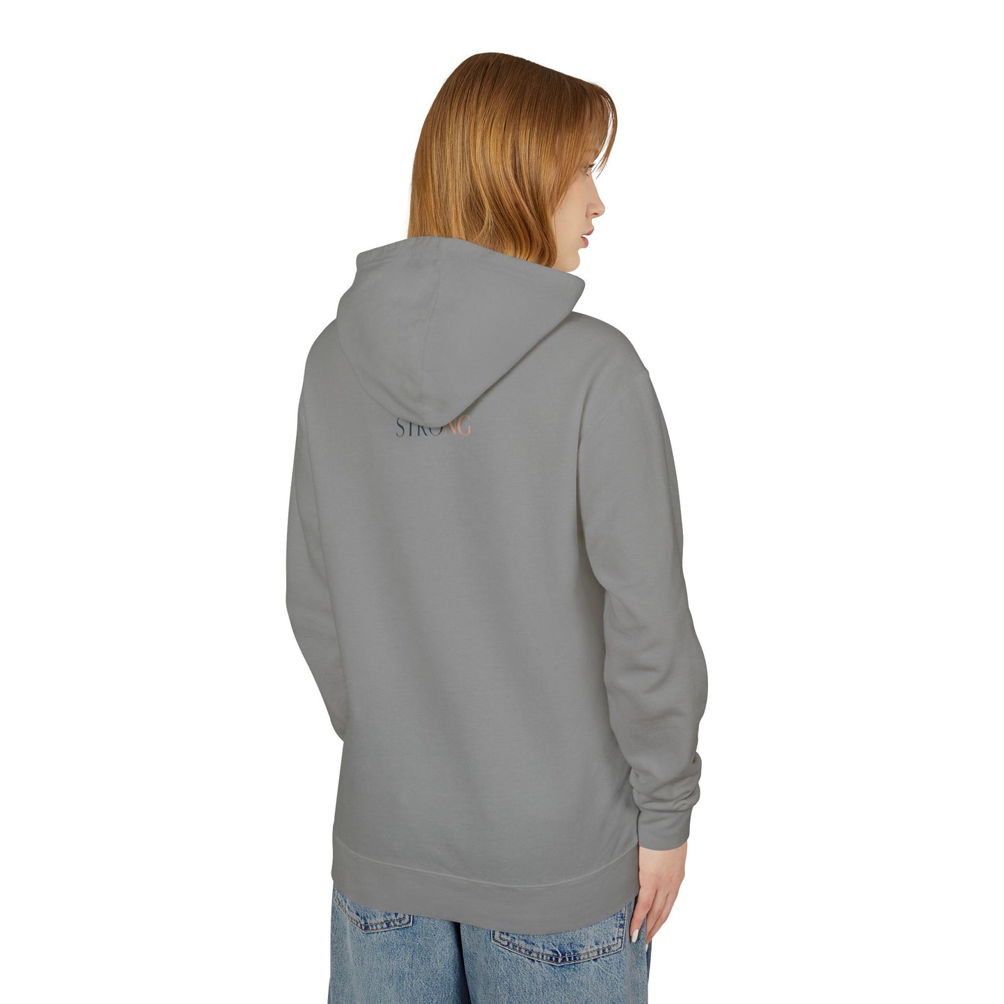 Navy/Rose Gold Kb Unisex Lightweight Hooded Sweatshirt