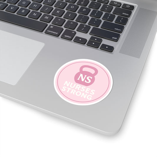 Nurses Strong Kiss-Cut Stickers | Motivational Stickers for Healthcare Workers, Laptop Decals, Gift for Nurses