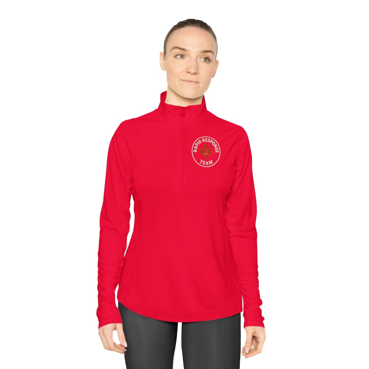 Ladies Quarter-Zip Pullover - Cozy Layer for Active Women, Ideal for Sports & Relaxation, Perfect Gift for Any Occasion