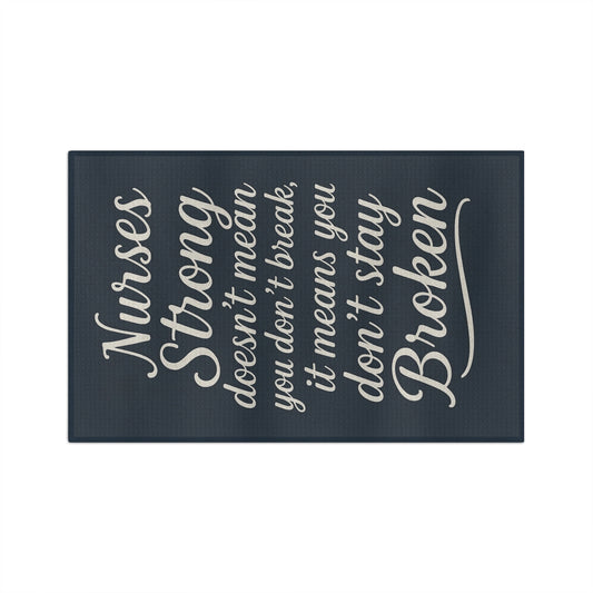 Nurse Inspirational Microfiber Tea Towel, Gift for Nurses, Kitchen Decor, Motivational Towel, Nurse Appreciation Gift, Funny Kitchen Towel