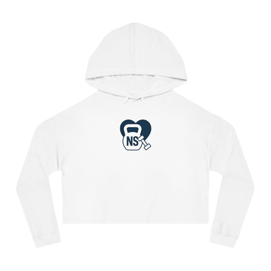 Nurse Strong Cropped Hoodie, Fitness Apparel, Workout Sweatshirt, Nurse Gift, Workout Motivation