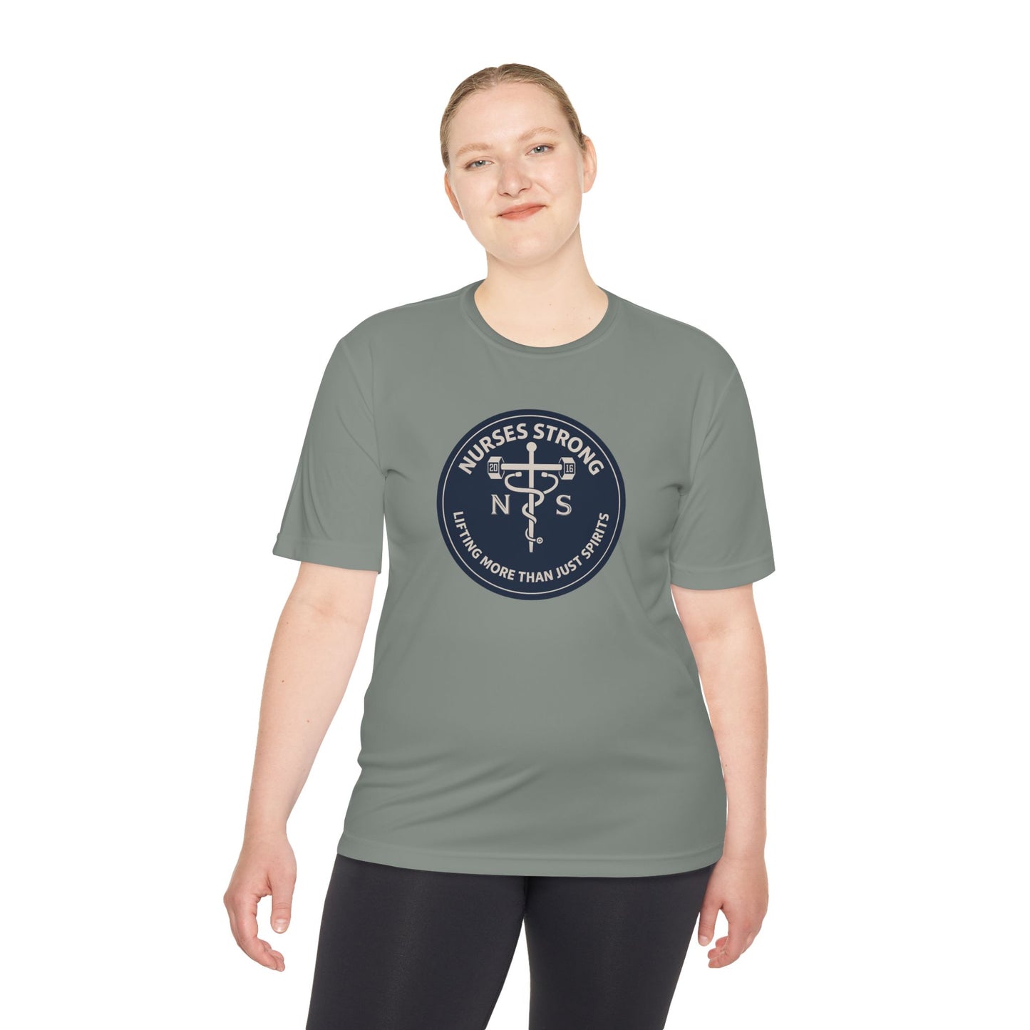 Nurses Strong Performance Tee | Gift for Healthcare Workers, Athletic Shirt, Appreciation Gift, Fitness Apparel, Nursing Student Tee