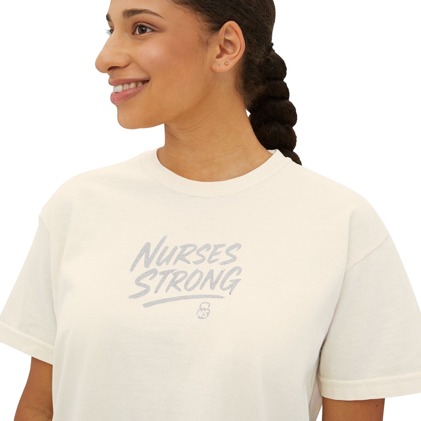 NightShifer for Life Trendy Boxy Tee, Everyday Comfort Top, Relaxed Fit Tee for Women