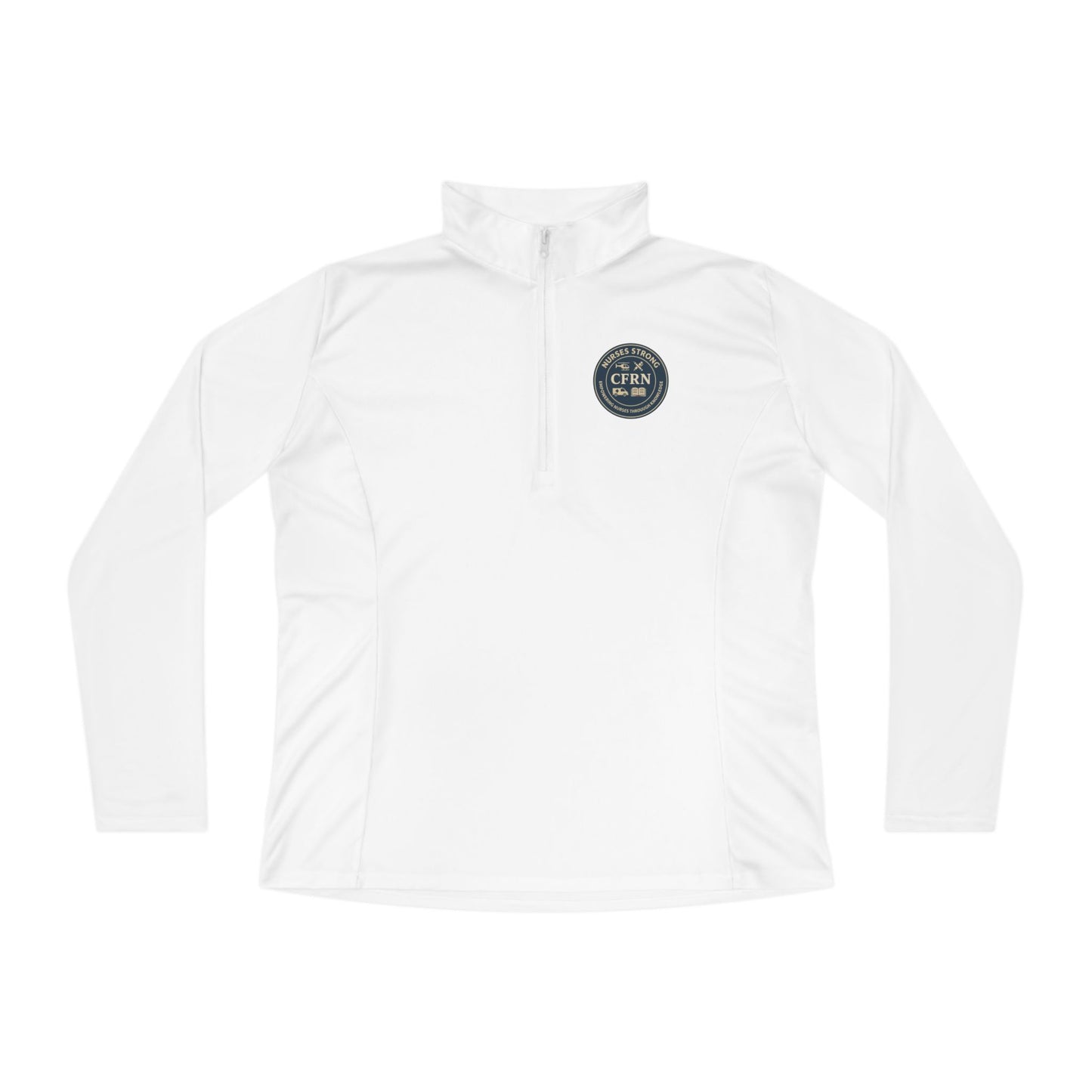 CFRN Ladies Quarter-Zip Pullover for Casual Comfort, Athletic Wear, Gift for Her, Outdoor Activities, Cozy Layering