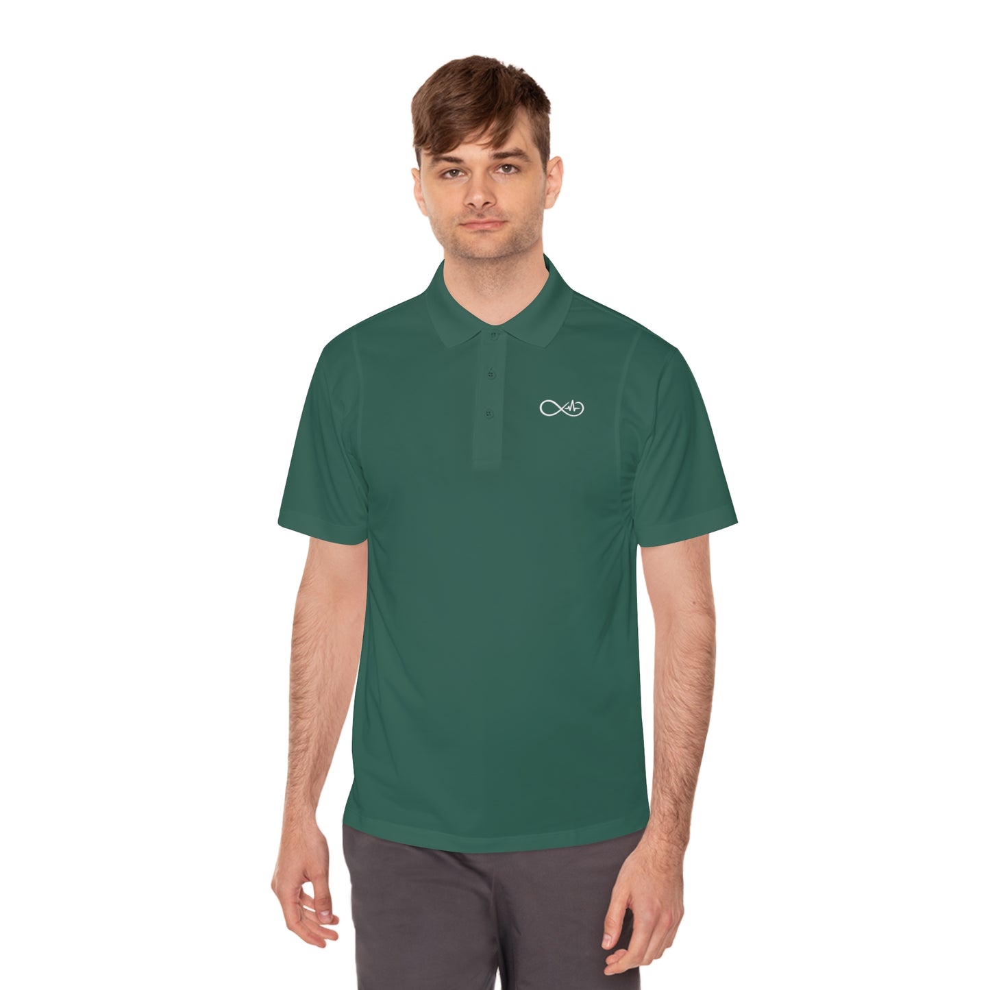 Infinity Men's Sport Polo Shirt - Lightweight Athletic Wear for Casual or Active Lifestyle, Perfect for Sports, Golf, Outdoor Events, Father's Day
