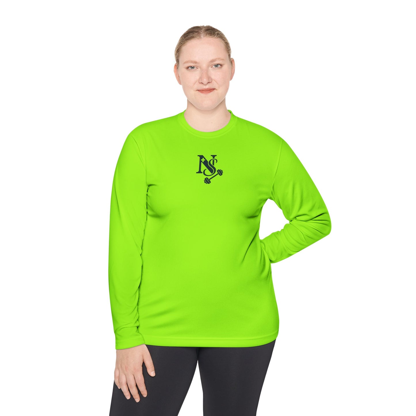 DB Cross Fitness Long Sleeve Tee, Gym Shirt, Workout Apparel, Weightlifting Top, Casual Sportswear, Active Lifestyle Clothing