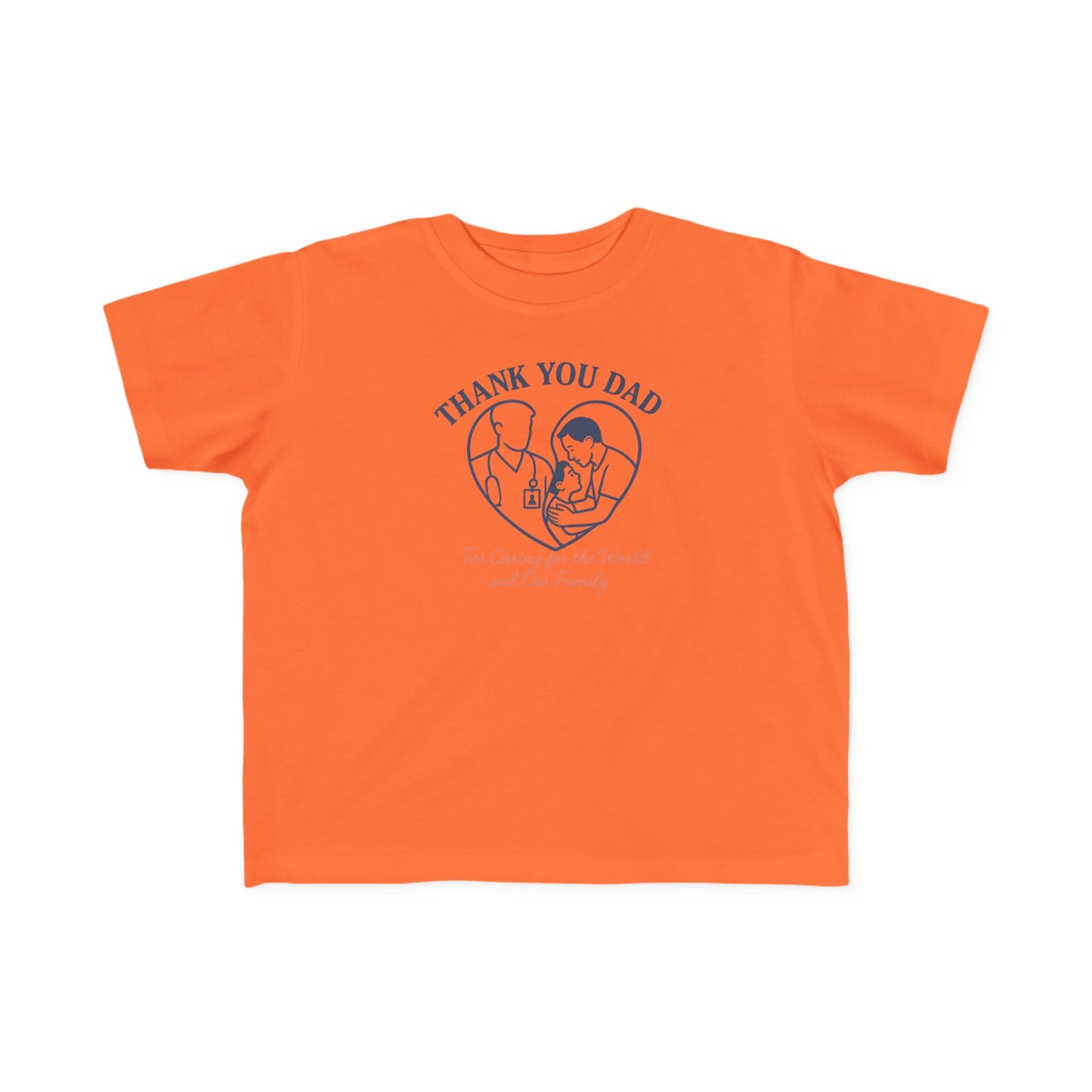 Thank You Dad Toddler T-Shirt, Father's Day Gift, Cute Kids Tee, Appreciation Shirt for Dad, Family Love, Toddler Apparel