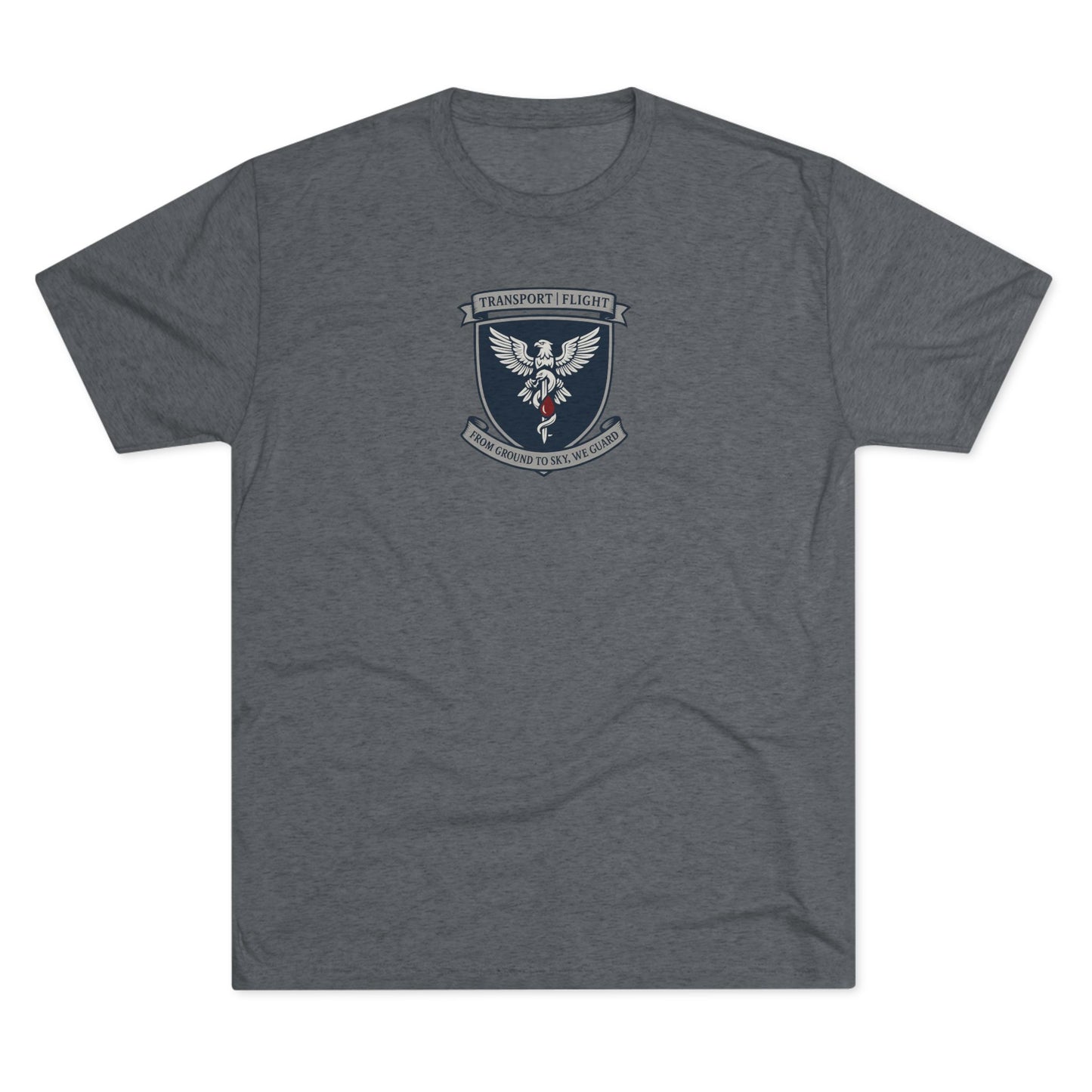 Transport Nurse Tri-Blend Crew Tee, Comfortable Casual T-Shirt, Perfect Gift for Nature Lovers, Adventure Apparel, Everyday Wear
