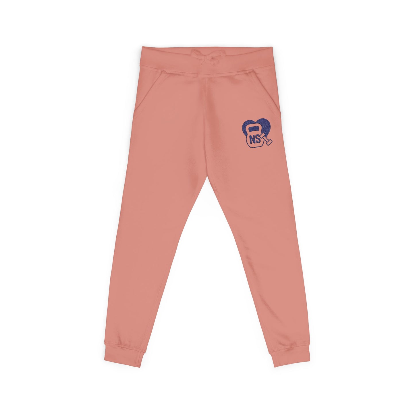 Cozy Embroidered Unisex Fleece Sweatpants, Comfortable Lounge Pants, Perfect for Relaxing, Gifts for Him/Her, Casual Style, Everyday Wear