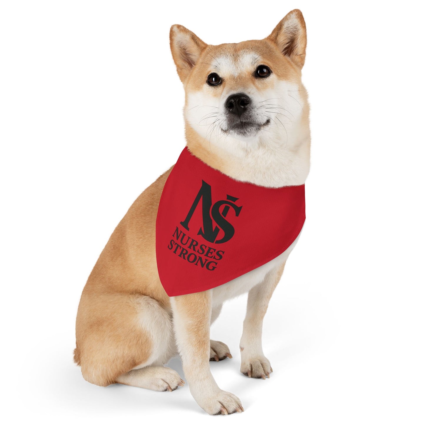 Pet Bandana Collar for Nurses, Dog Accessories, Nurse Appreciation Gift, Pet Scarf, Veterinary Gift, Medical Profession Love