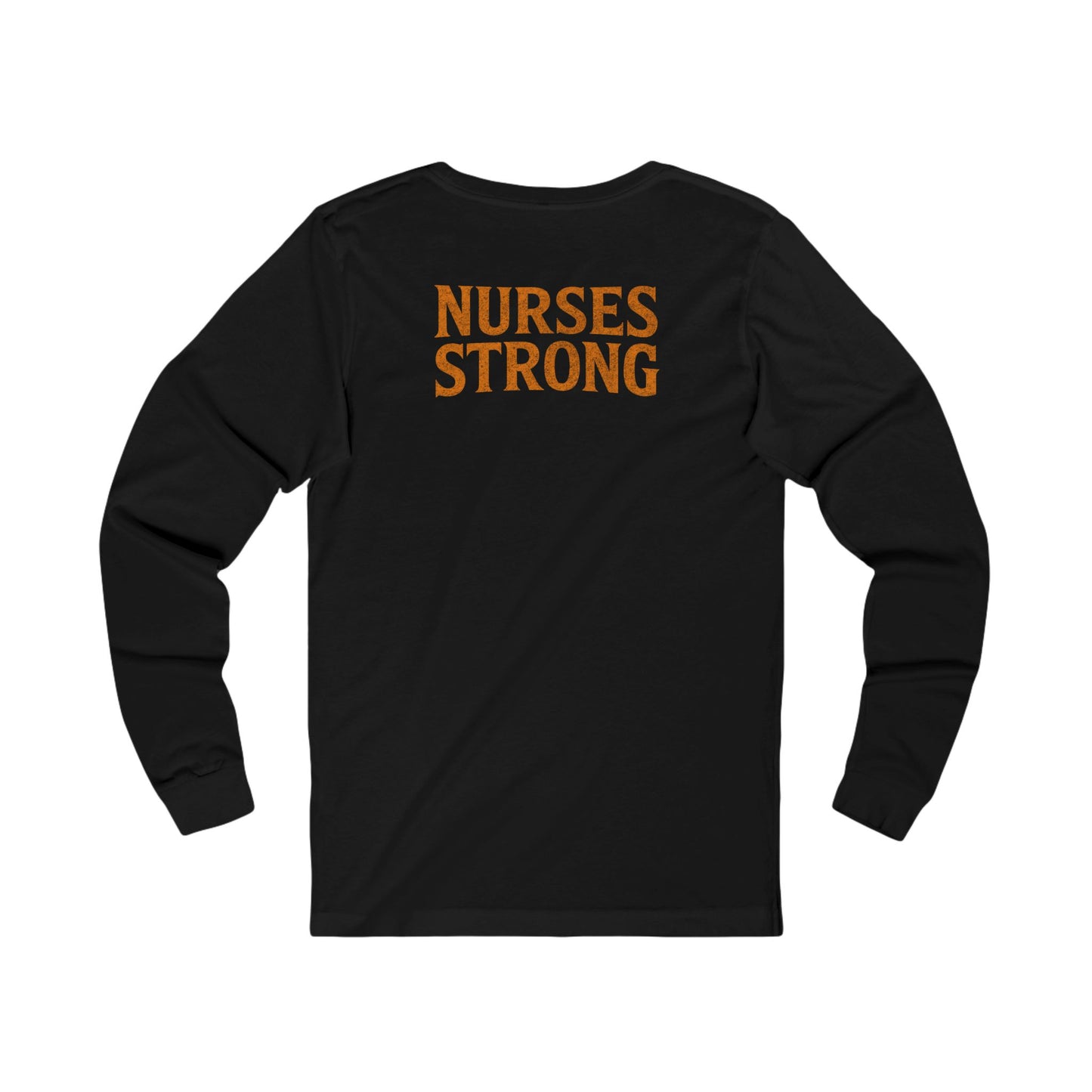 NS Skellington  Long Sleeve Tee, Unisex Tee for Nurses, Halloween Apparel, Gift for Nurses, Fall Fashion