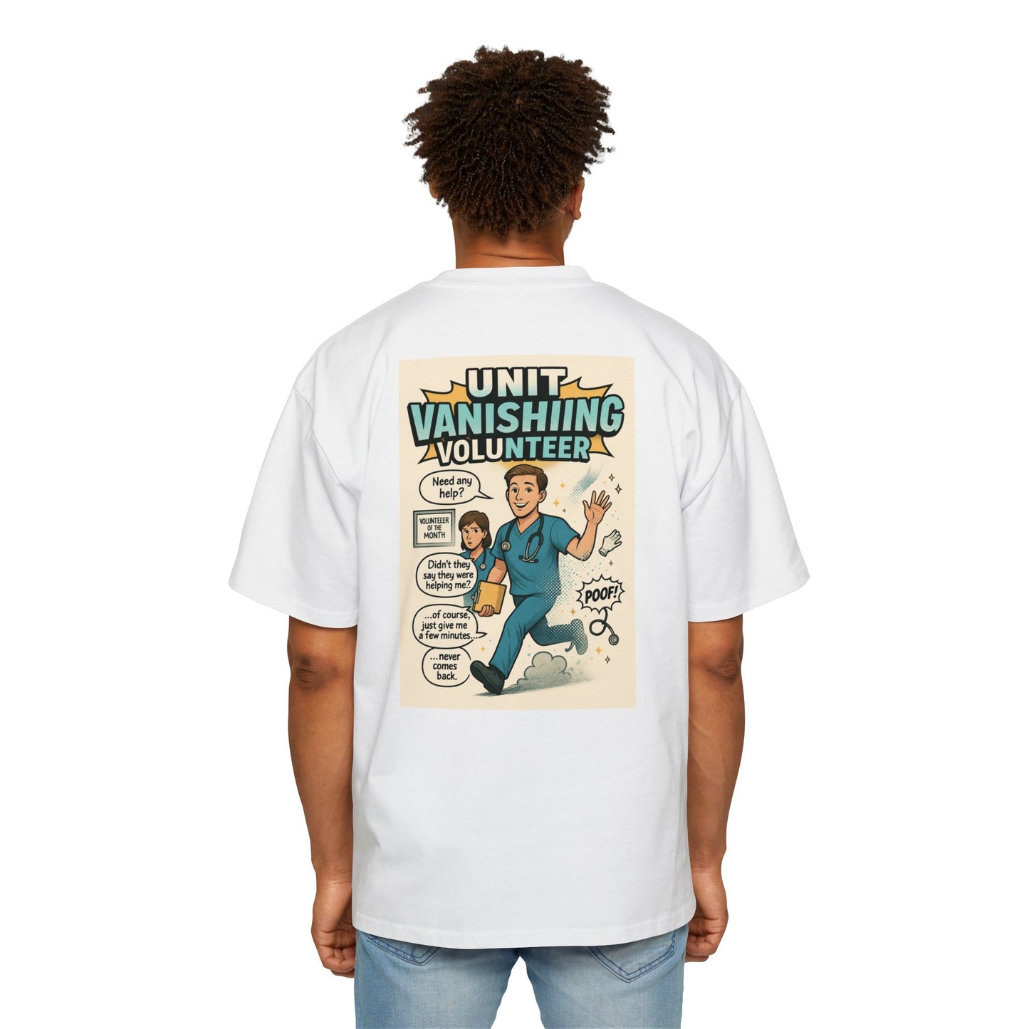 Vanishing Volunteer Oversized Graphic Tee