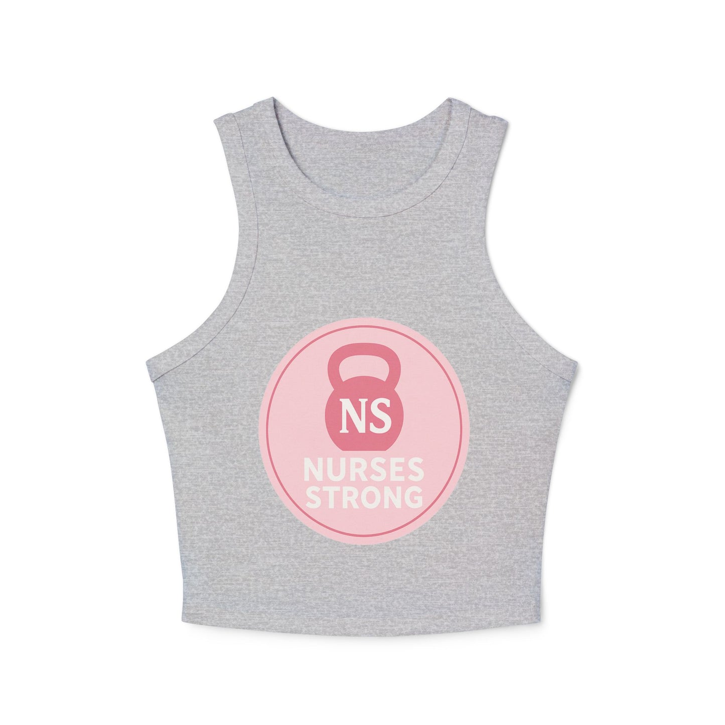 Nurse Strong KB Logo Tank Top - Motivational Workout Top for Health Workers, Gift for Nurses, Fitness Apparel, Casual Wear, Athletic Tank
