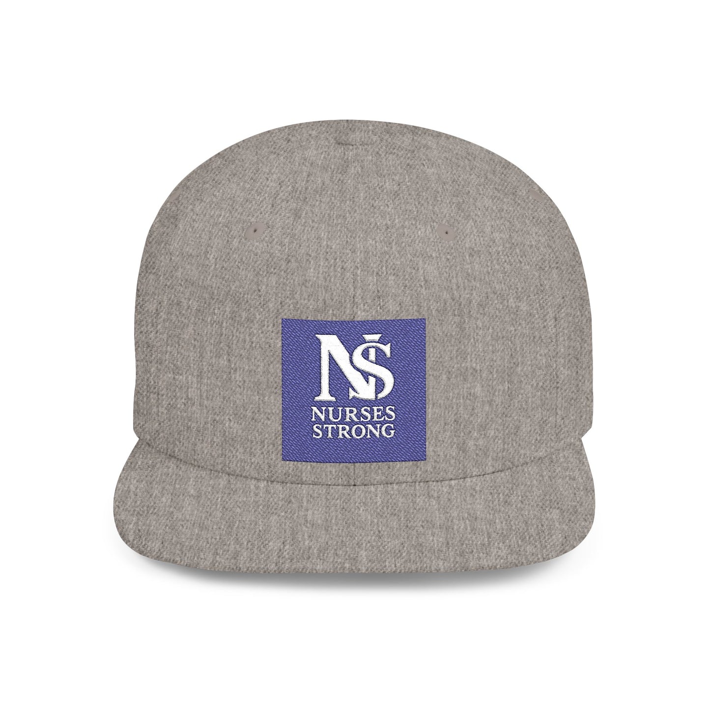 Nurses Strong Snapback Hat | Flat Bill Cap for Healthcare Professionals | Gift for Nurses, Medical Workers, Graduation