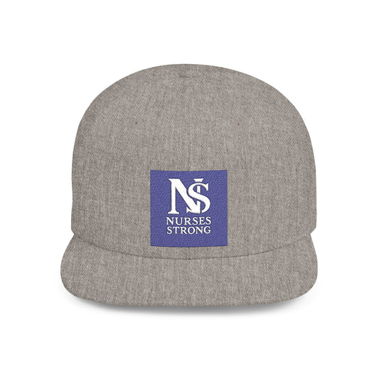 Nurses Strong Snapback Hat | Flat Bill Cap for Healthcare Professionals | Gift for Nurses, Medical Workers, Graduation