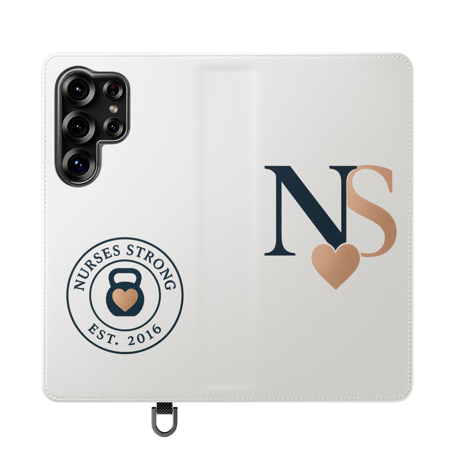 Navy Rose NS  Flip Case | Phone Accessory for Healthcare Workers | Gift for Nurses | Stylish & Functional | Durable Phone Protection