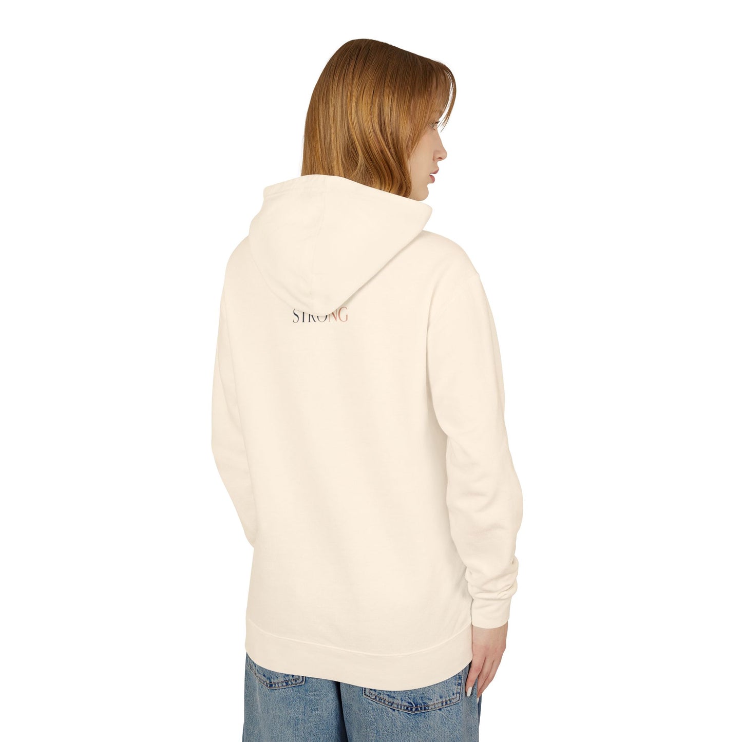 Navy/Rose Gold Kb Unisex Lightweight Hooded Sweatshirt