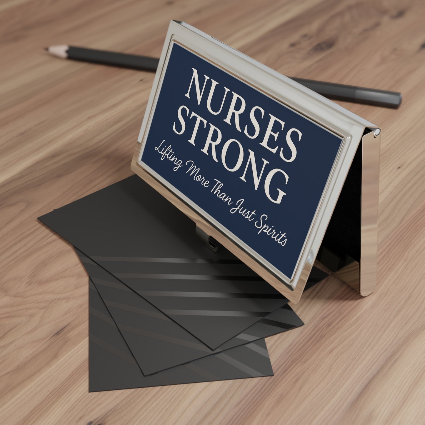 Nurse Strong Business Card Holder