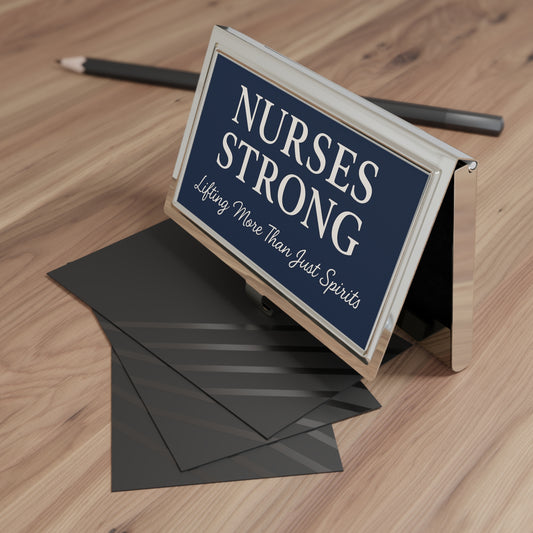 Nurse Strong Business Card Holder