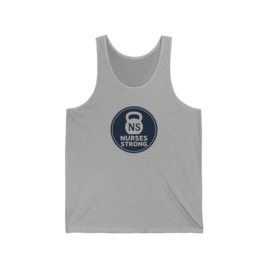 Nurses Strong Tank Top, Unisex Jersey Tank, Nursing Gift, Workout Apparel, Fitness Top, Health Professional Clothing