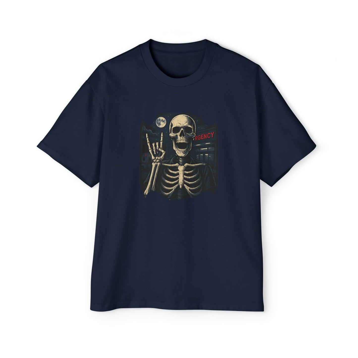 Skeleton Rocker Oversized Tee