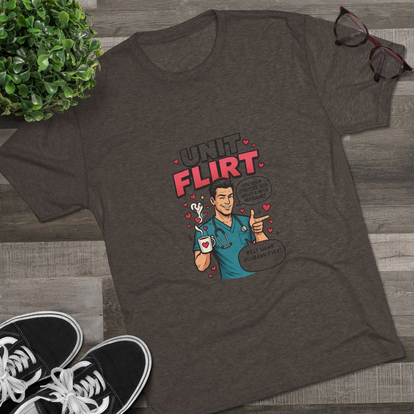 Flirty Unisex Tee - Cute Gift for Dating, Valentine's Day, Funny Gift for Him or Her, Casual Wear, Unisex Graphic Shirt
