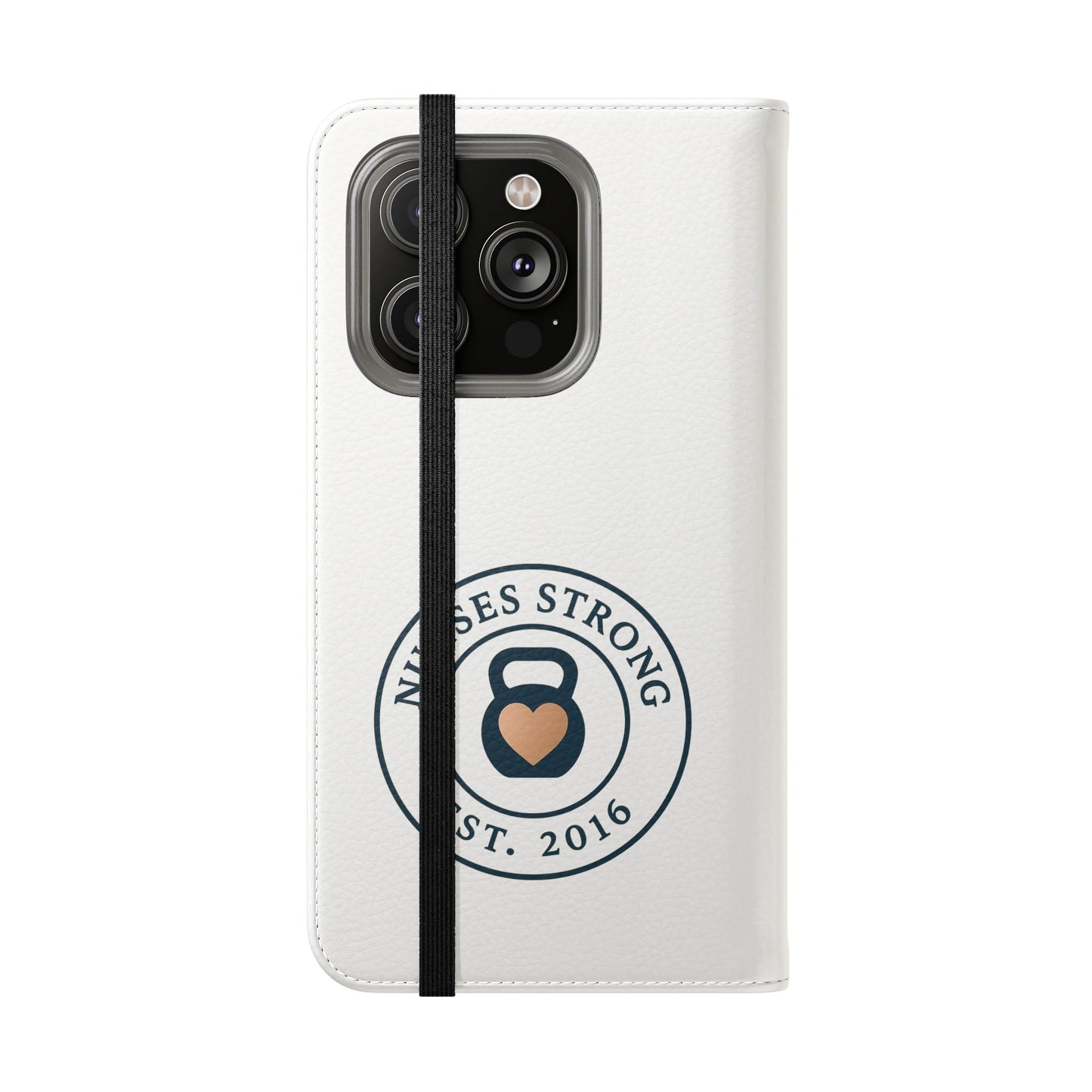 Navy Rose NS  Flip Case | Phone Accessory for Healthcare Workers | Gift for Nurses | Stylish & Functional | Durable Phone Protection