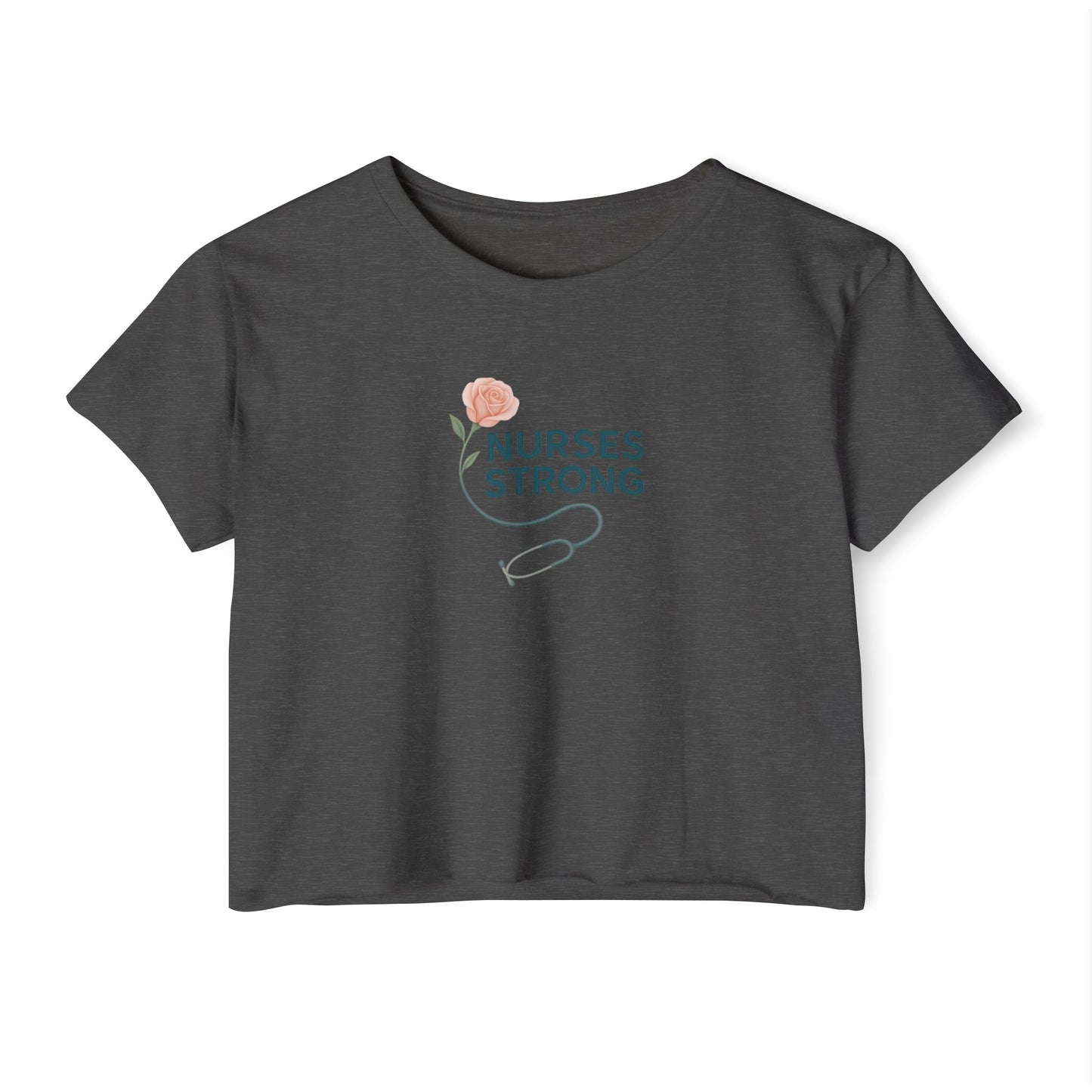 Flower/stethoscope  Festival Crop Top | Gift for Nurses,