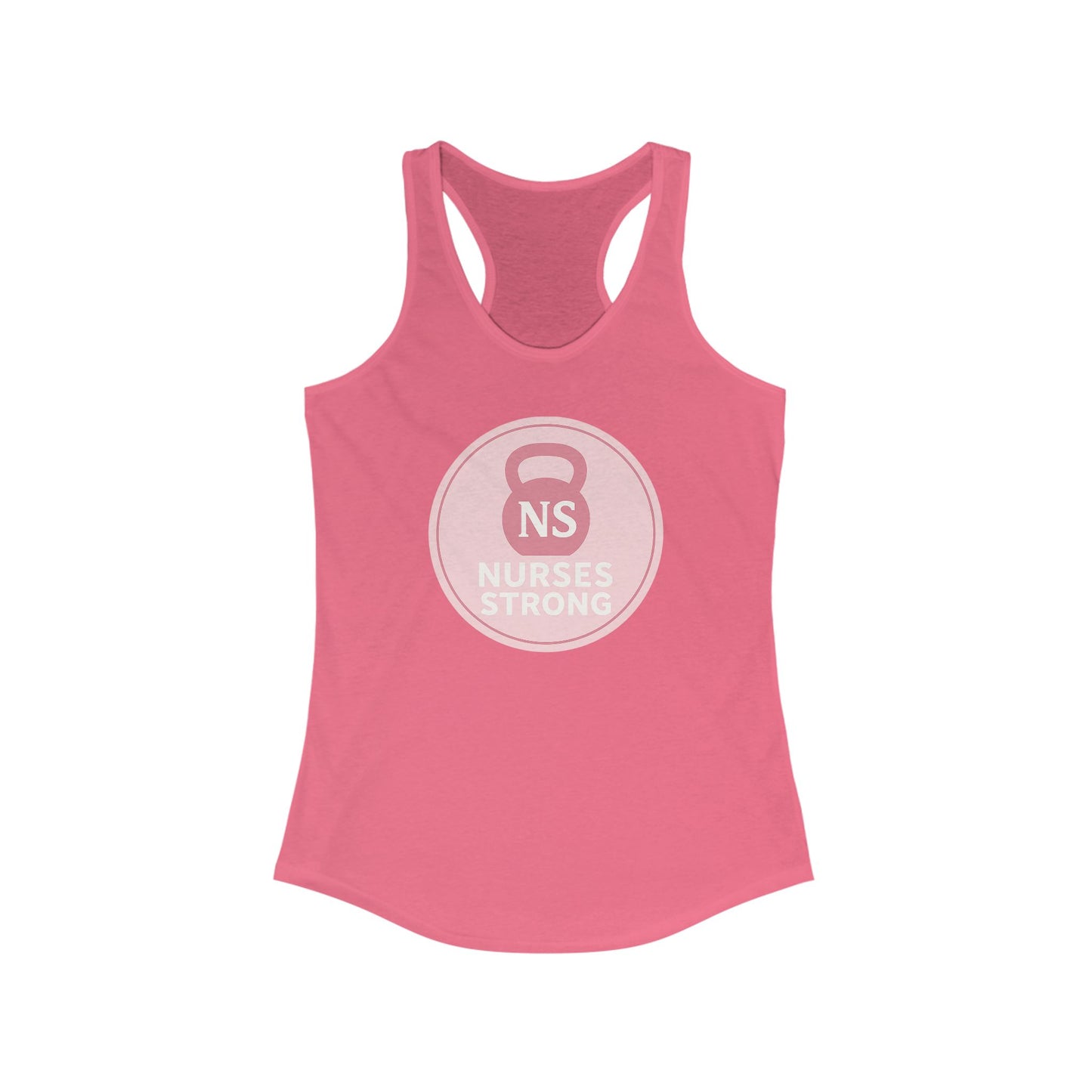Nurse Strong Racerback Tank | Workout Gear, Gift for Nurses, Fitness Apparel, Casual Wear, Health Care Worker Clothing