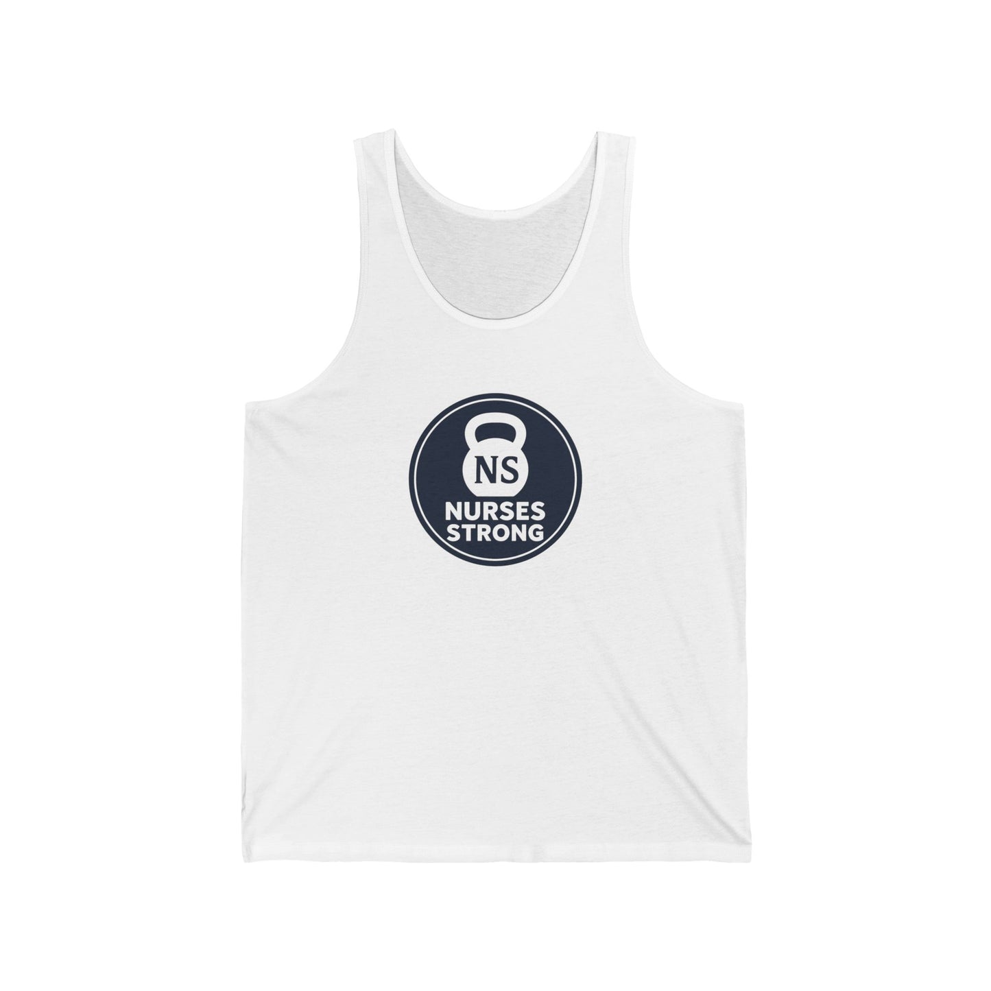 Nurses Strong Tank Top, Unisex Jersey Tank, Nursing Gift, Workout Apparel, Fitness Top, Health Professional Clothing