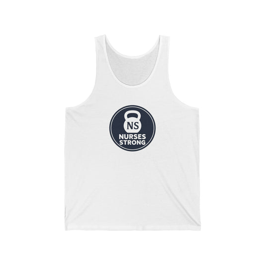 Nurses Strong Tank Top, Unisex Jersey Tank, Nursing Gift, Workout Apparel, Fitness Top, Health Professional Clothing