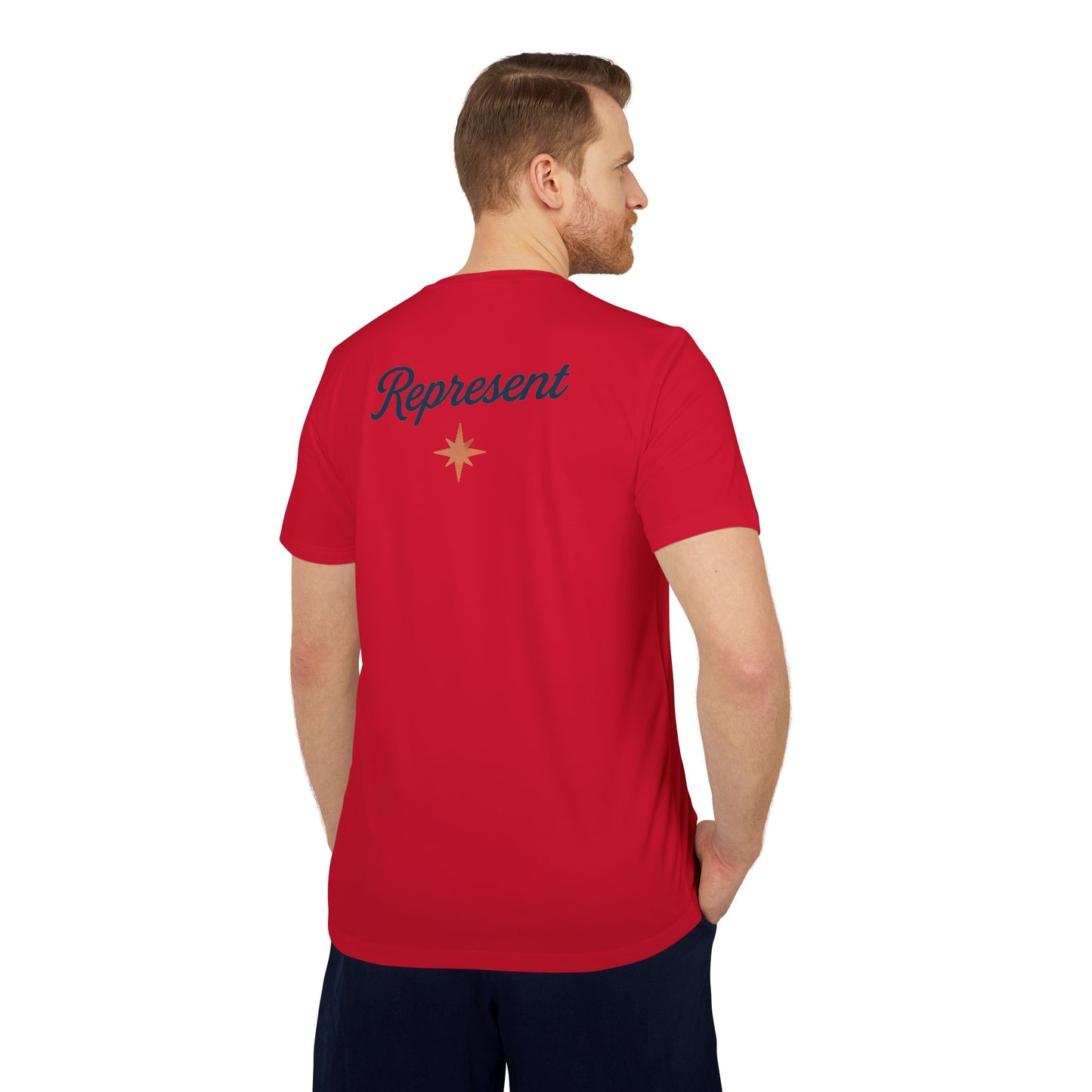 LI Strong NS Adidas Sports Tee, Casual, Activewear, Fitness Gift, Workout Clothing