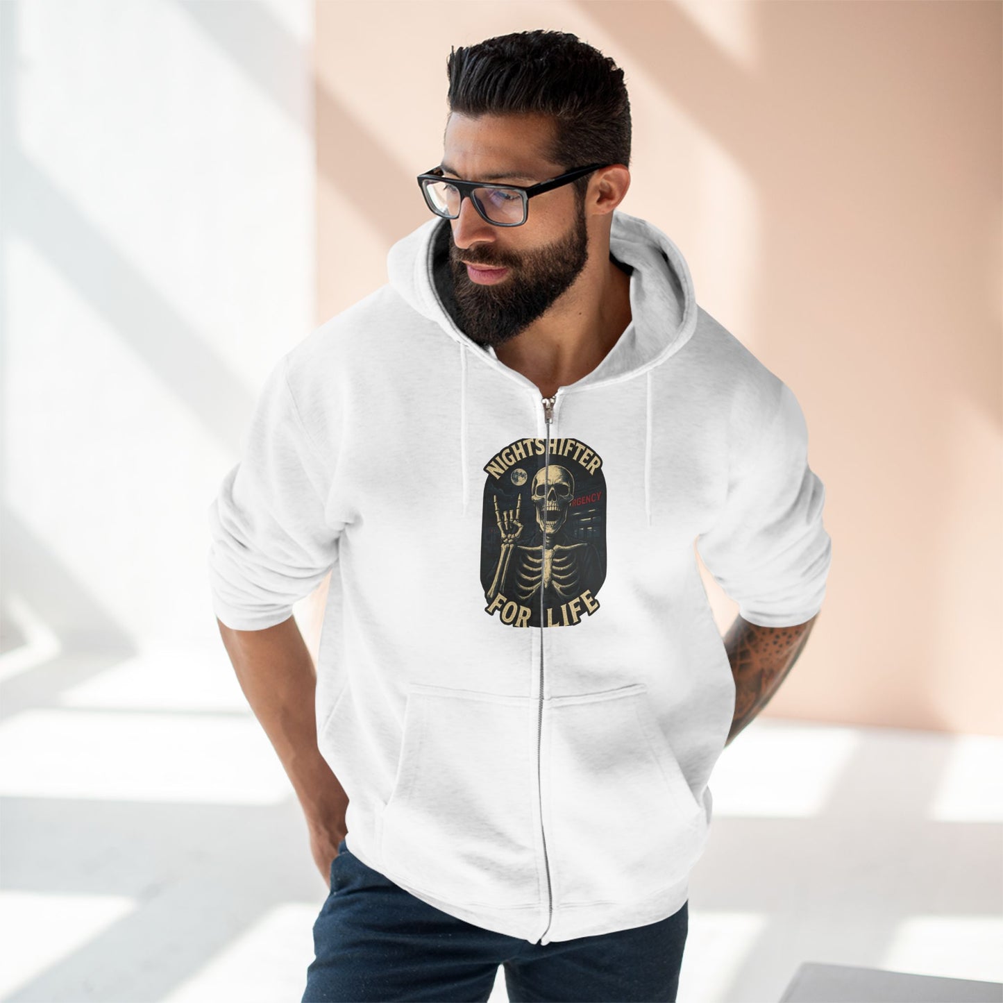 Life Shifter for Life Zip Up Hoodie for Life, Unisex Hoodie, Halloween Fashion, Casual Wear, Trendy Sweatshirt