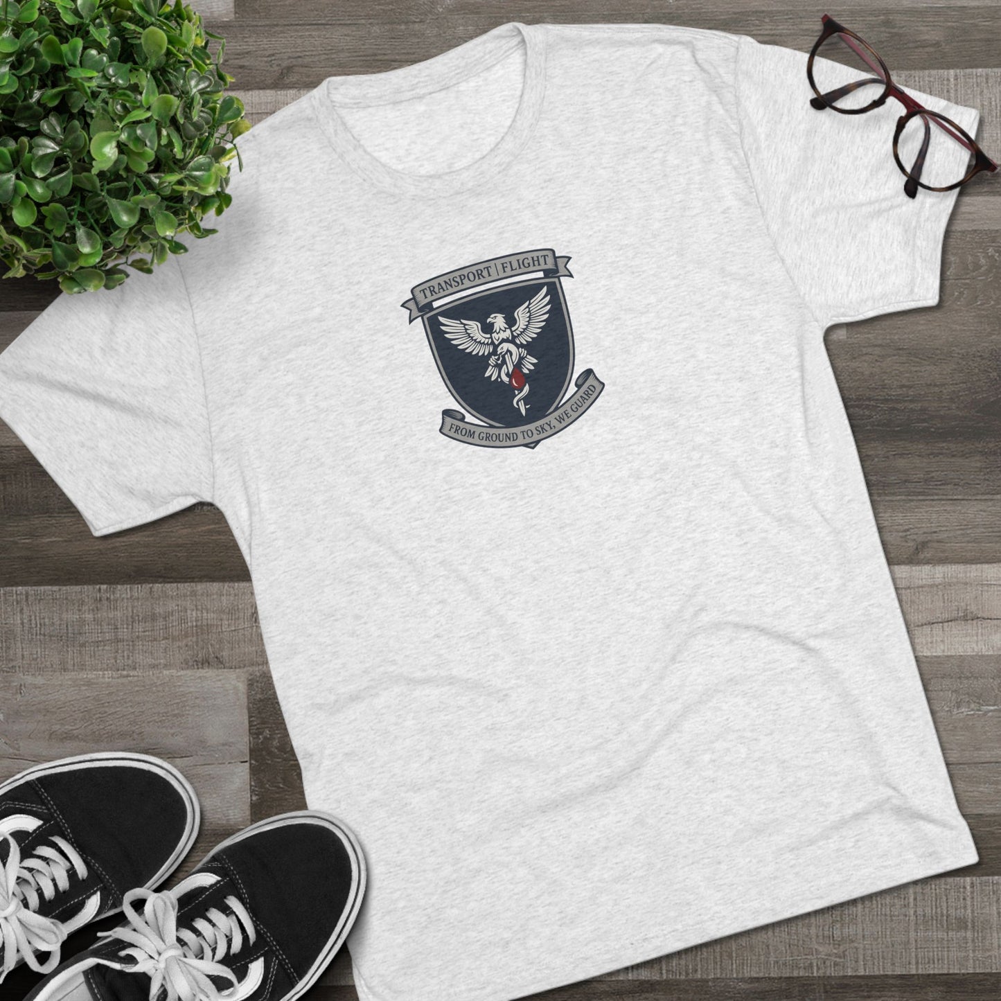Transport Nurse Tri-Blend Crew Tee, Comfortable Casual T-Shirt, Perfect Gift for Nature Lovers, Adventure Apparel, Everyday Wear