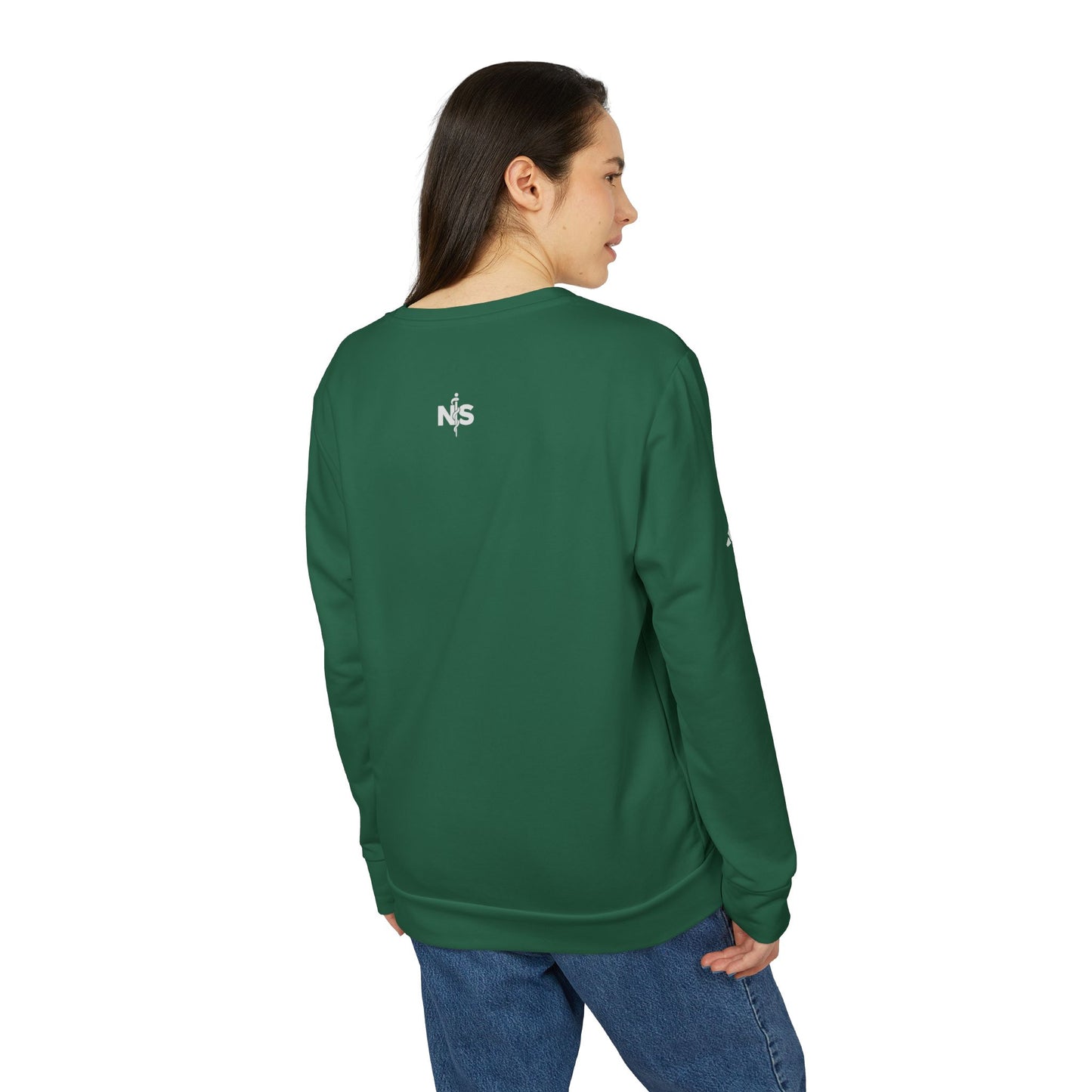 Adidas Caduceus Cozy Unisex Fleece Sweatshirt for Everyday Comfort, Streetwear Style, Casual Wear, Gift for Him/Her, Trendy Outerwear