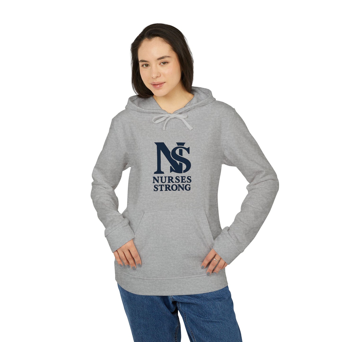 Nurses Strong Hoodie, Unisex Fleece Pullover, Comfortable Nursing Gift, Medical Apparel, Appreciation Sweatshirt, Motivational Wear