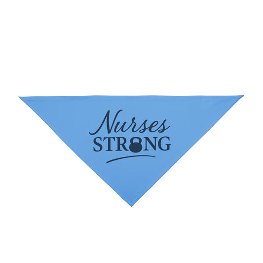 Nurse Pet Bandana | Supportive Dog Scarf | Gift for Pet Lovers | Pet Accessory for Nurses | Cute Dog Bandana