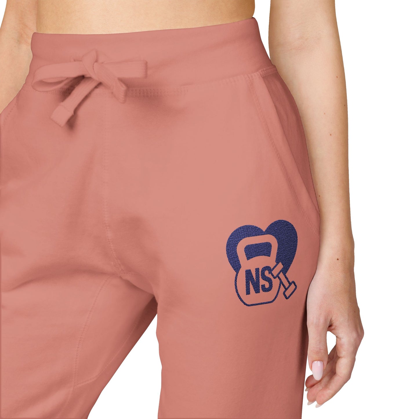 Cozy Embroidered Unisex Fleece Sweatpants, Comfortable Lounge Pants, Perfect for Relaxing, Gifts for Him/Her, Casual Style, Everyday Wear