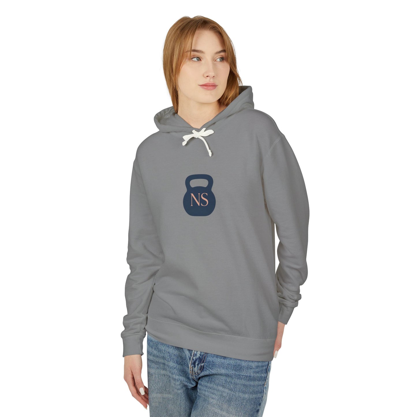 Navy/Rose Gold Kb Unisex Lightweight Hooded Sweatshirt