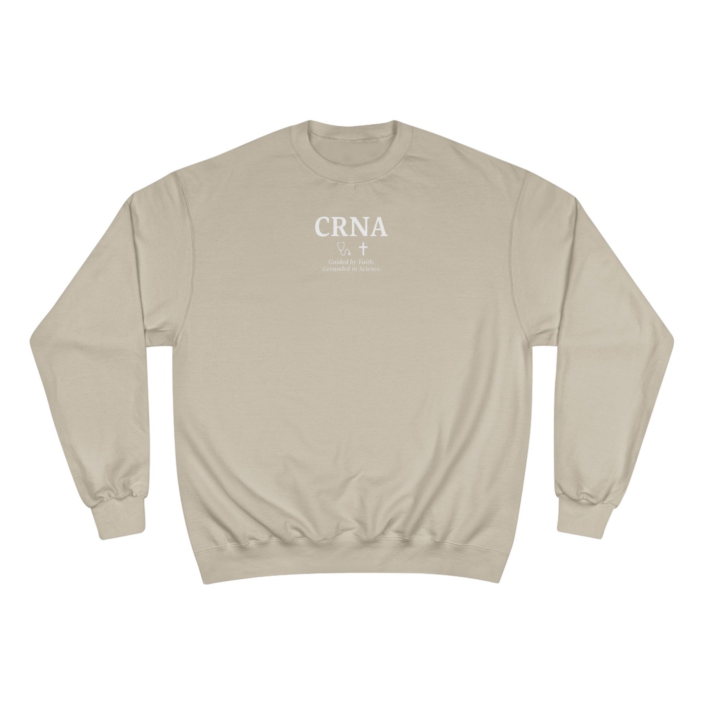 Guided by Faith, Champion Sweatshirt, Cozy Apparel, Inspirational, Perfect Gift for a Graduate