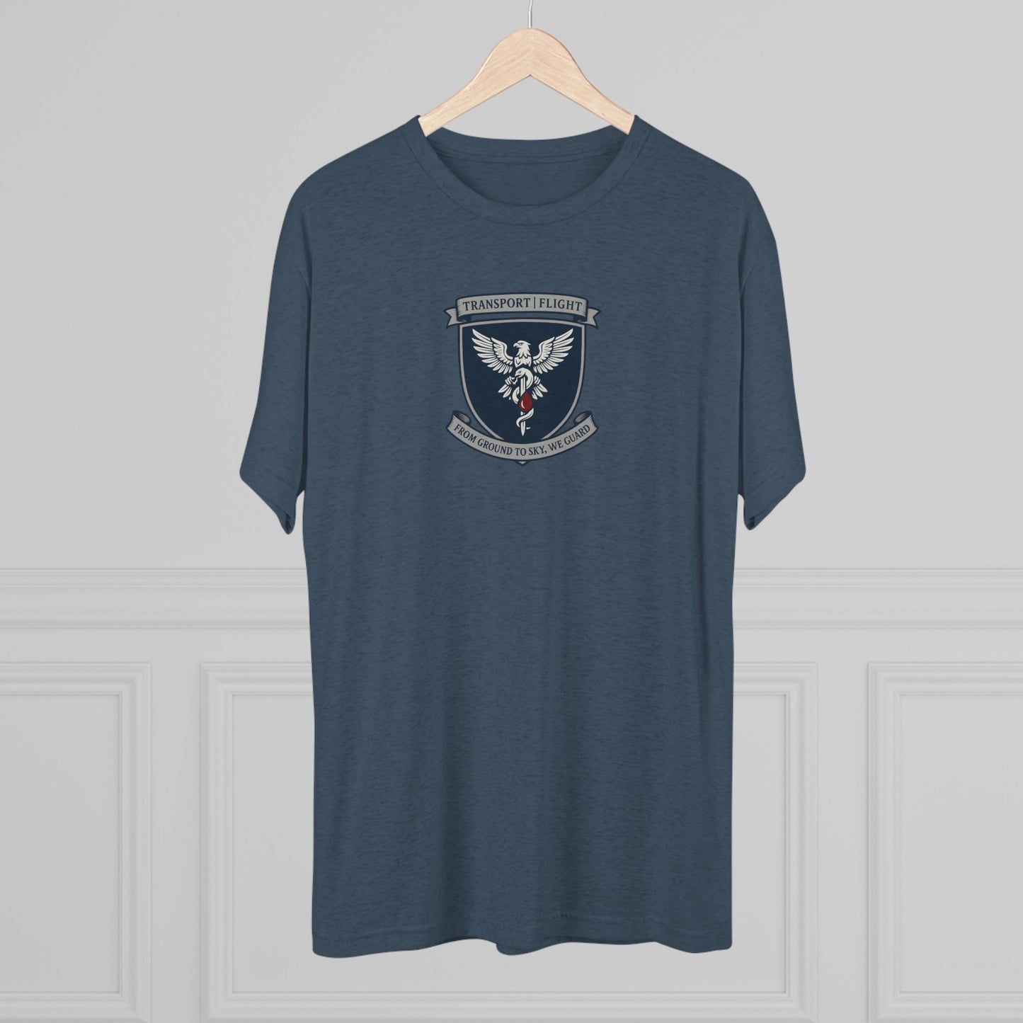 Transport Nurse Tri-Blend Crew Tee, Comfortable Casual T-Shirt, Perfect Gift for Nature Lovers, Adventure Apparel, Everyday Wear