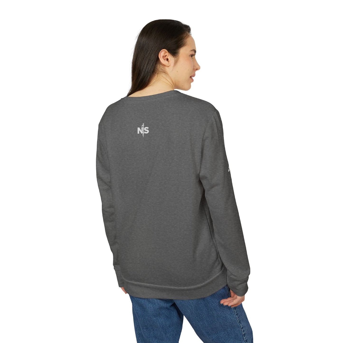 Adidas Caduceus Cozy Unisex Fleece Sweatshirt for Everyday Comfort, Streetwear Style, Casual Wear, Gift for Him/Her, Trendy Outerwear